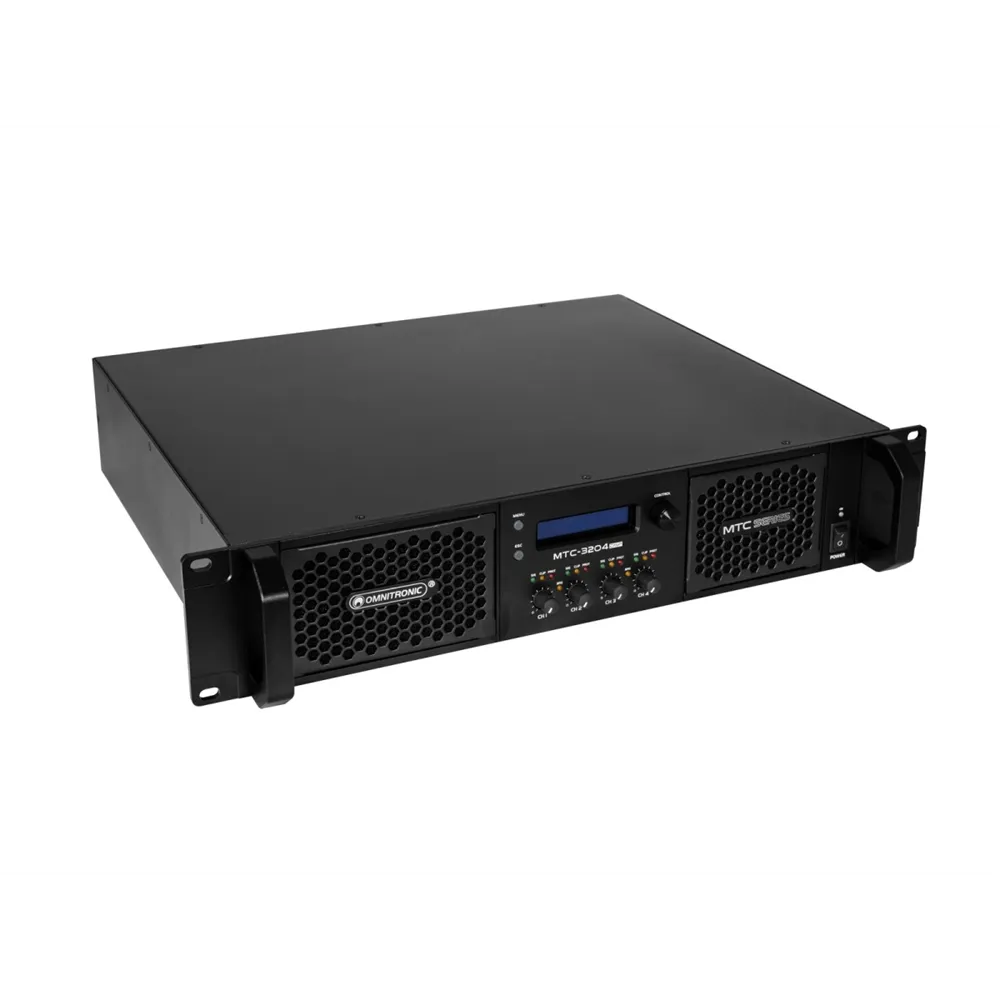 OMNITRONIC MTC-3204DSP 4-Kanal Endstufe mit DSP