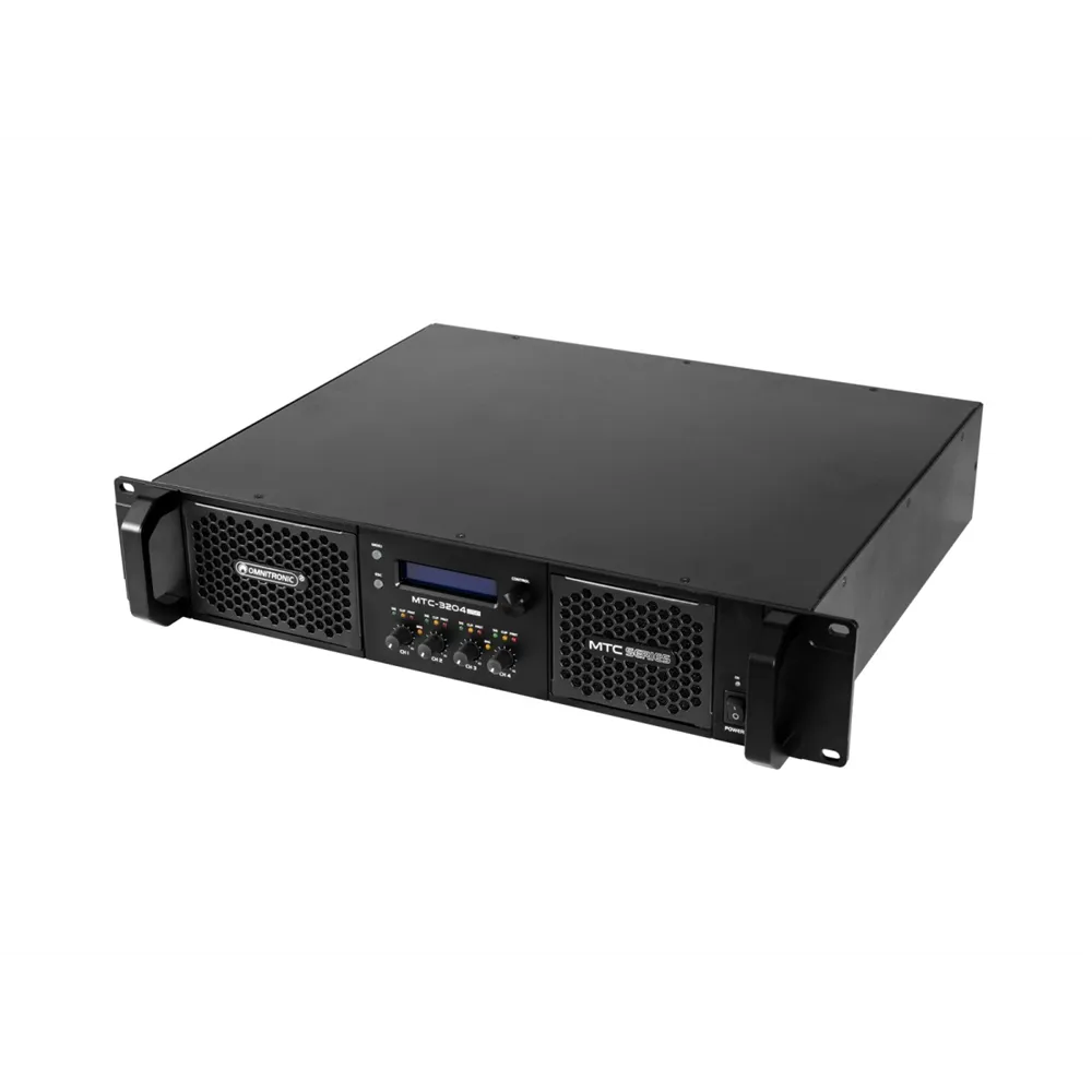 OMNITRONIC MTC-3204DSP 4-Kanal Endstufe mit DSP