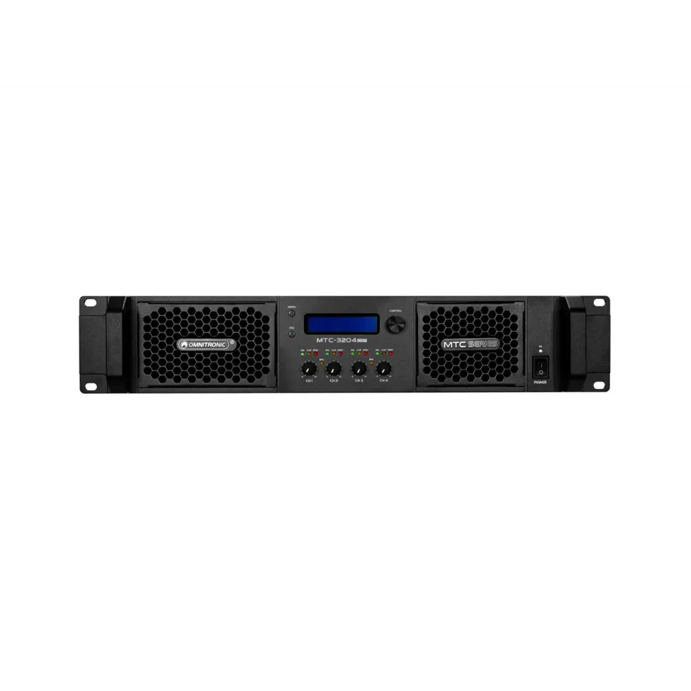 OMNITRONIC MTC-3204DSP 4-Kanal Endstufe mit DSP