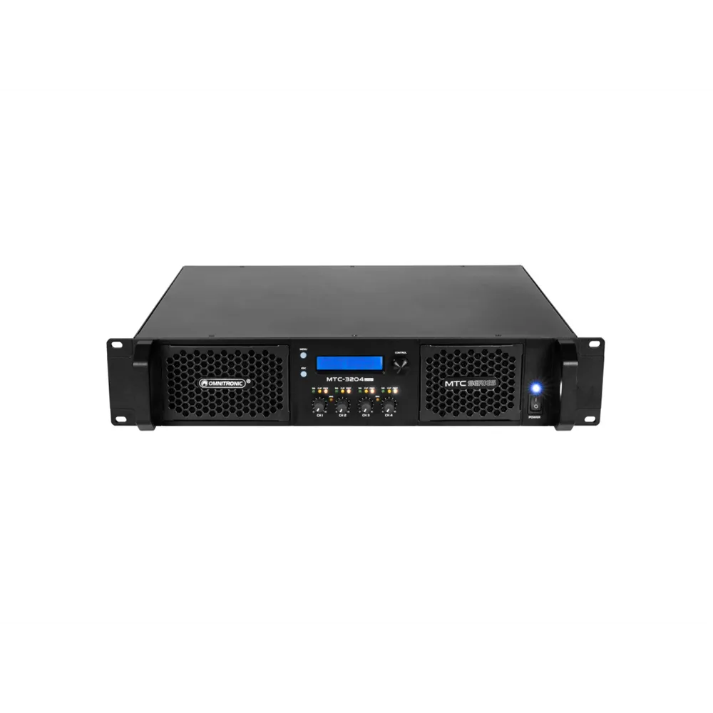 OMNITRONIC MTC-3204DSP 4-Kanal Endstufe mit DSP