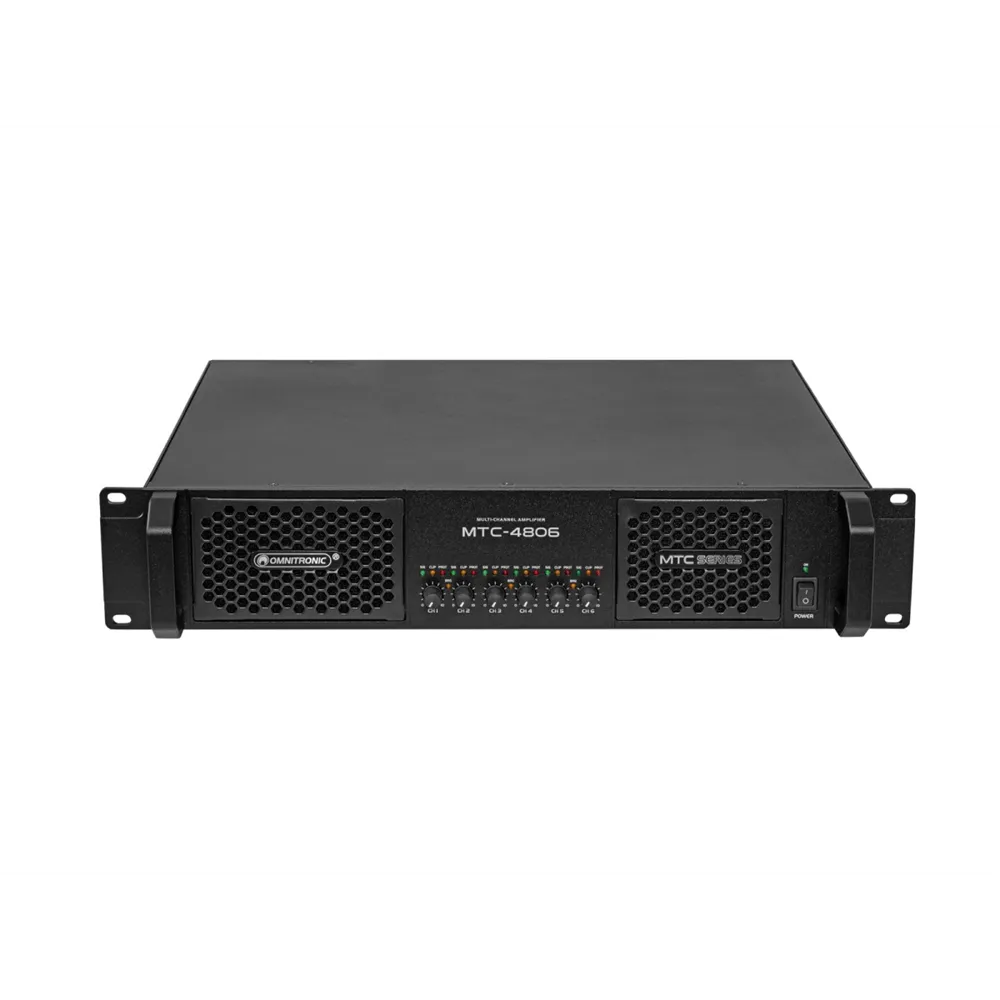 OMNITRONIC MTC-4806 6-Kanal Endstufe