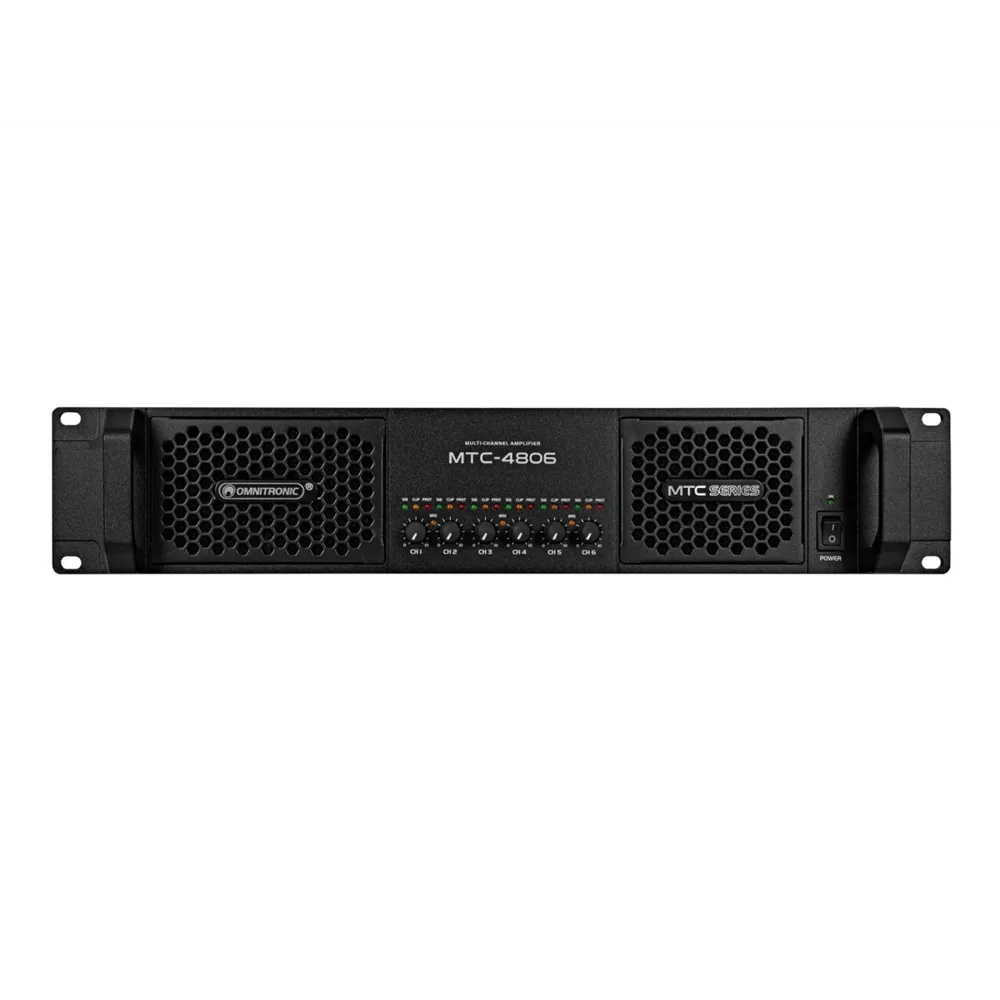 OMNITRONIC MTC-4806 6-Kanal Endstufe