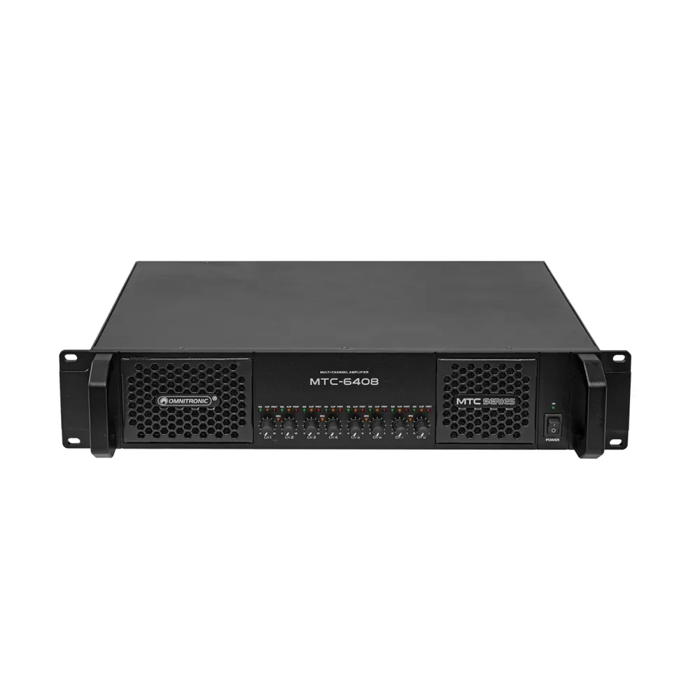 OMNITRONIC MTC-6408 8-Kanal Endstufe