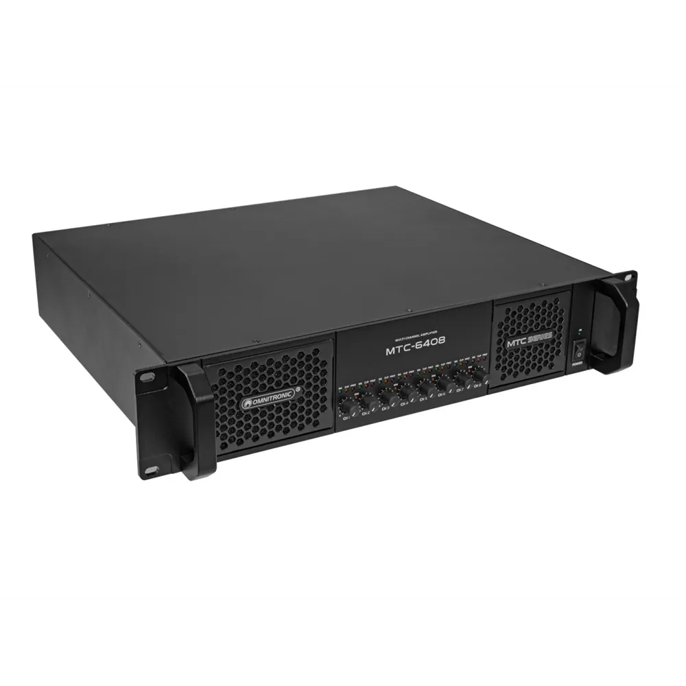OMNITRONIC MTC-6408 8-Kanal Endstufe