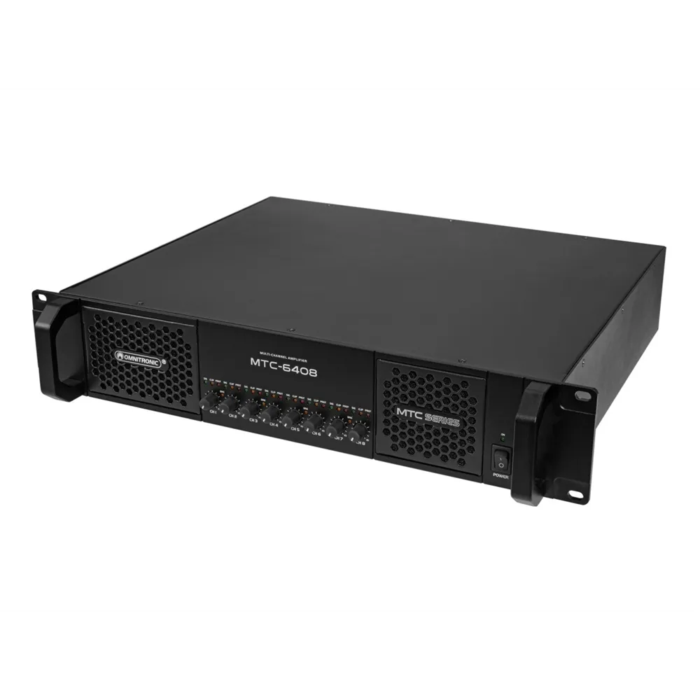 OMNITRONIC MTC-6408 8-Kanal Endstufe