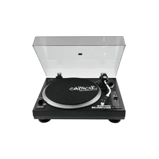 OMNITRONIC BD-1390 USB-Plattenspieler sw