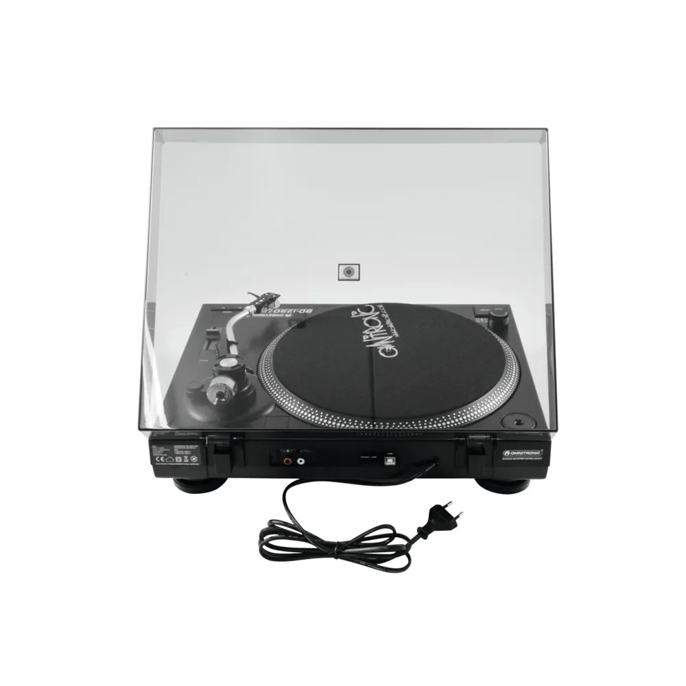OMNITRONIC BD-1390 USB-Plattenspieler sw