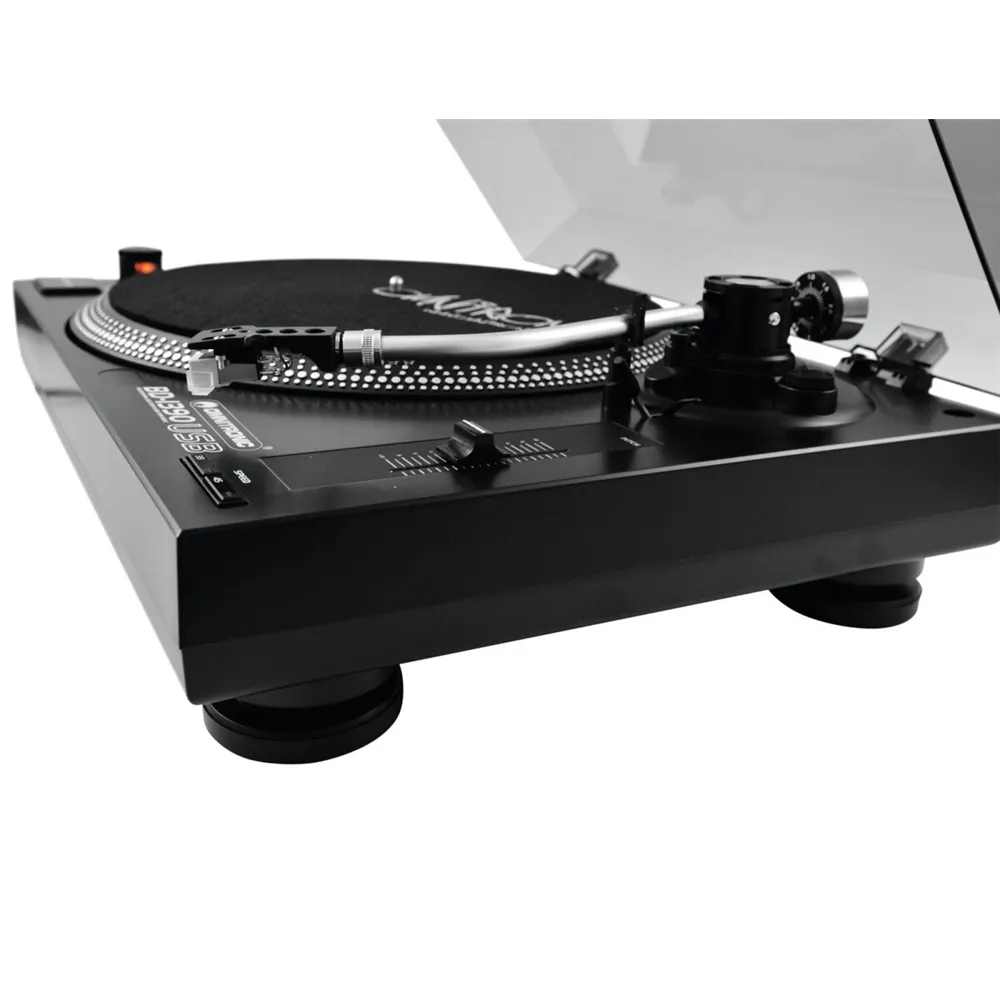 OMNITRONIC BD-1390 USB-Plattenspieler sw