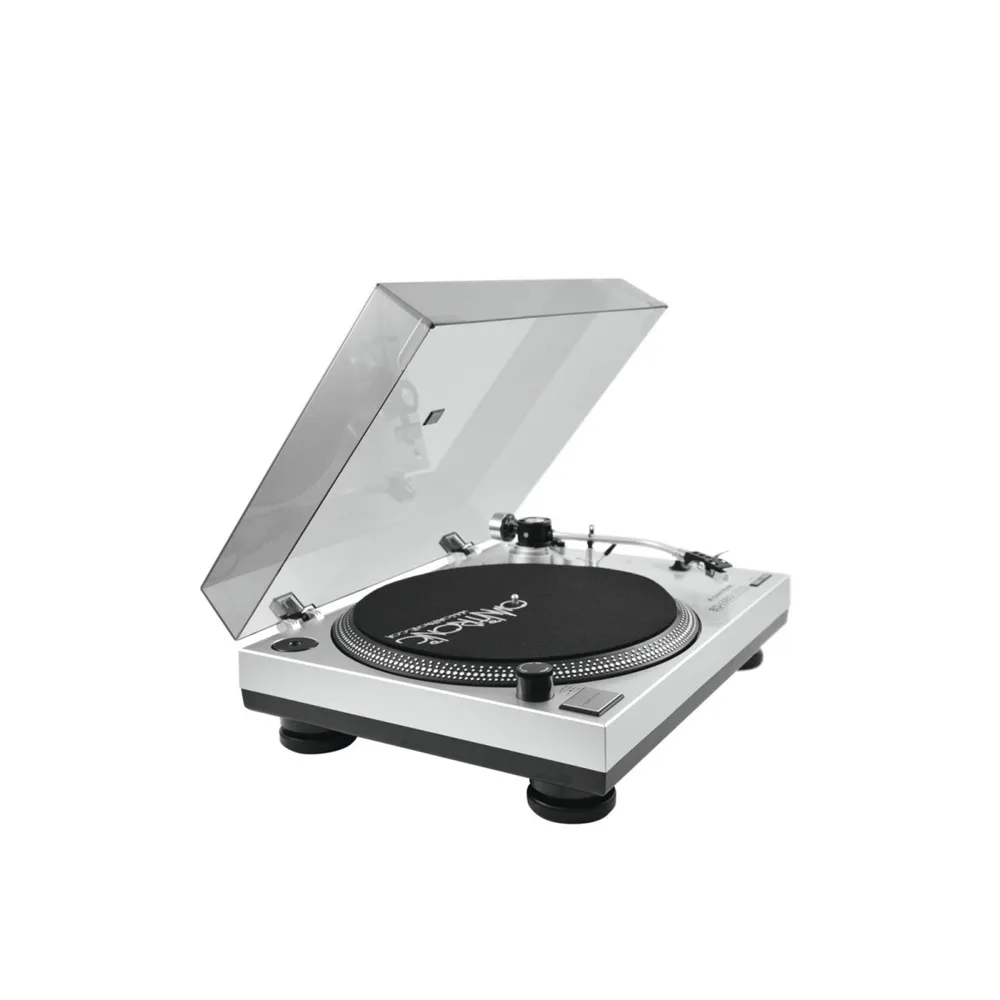 OMNITRONIC BD-1380 USB-Plattenspieler sil