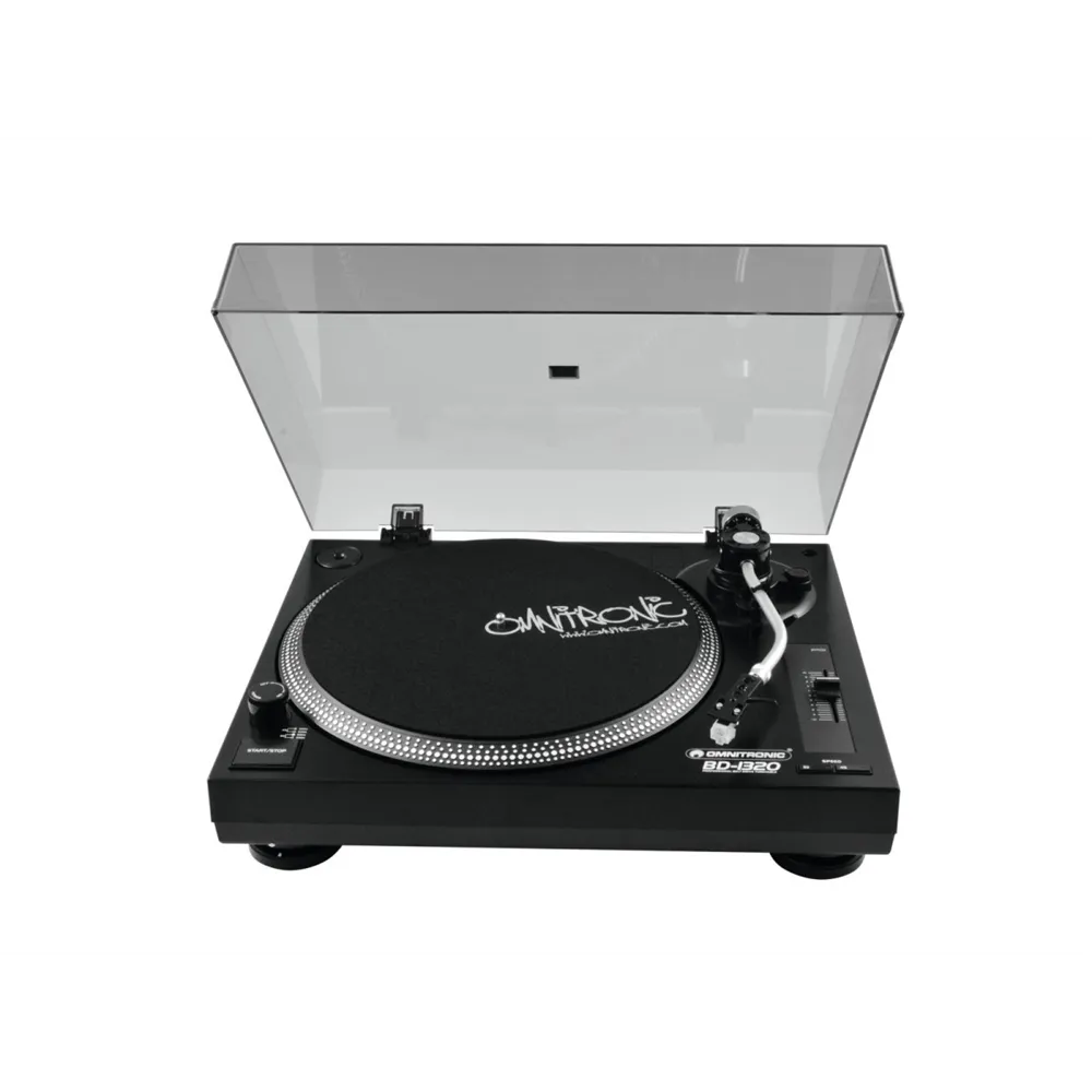 OMNITRONIC BD-1320 Plattenspieler sw