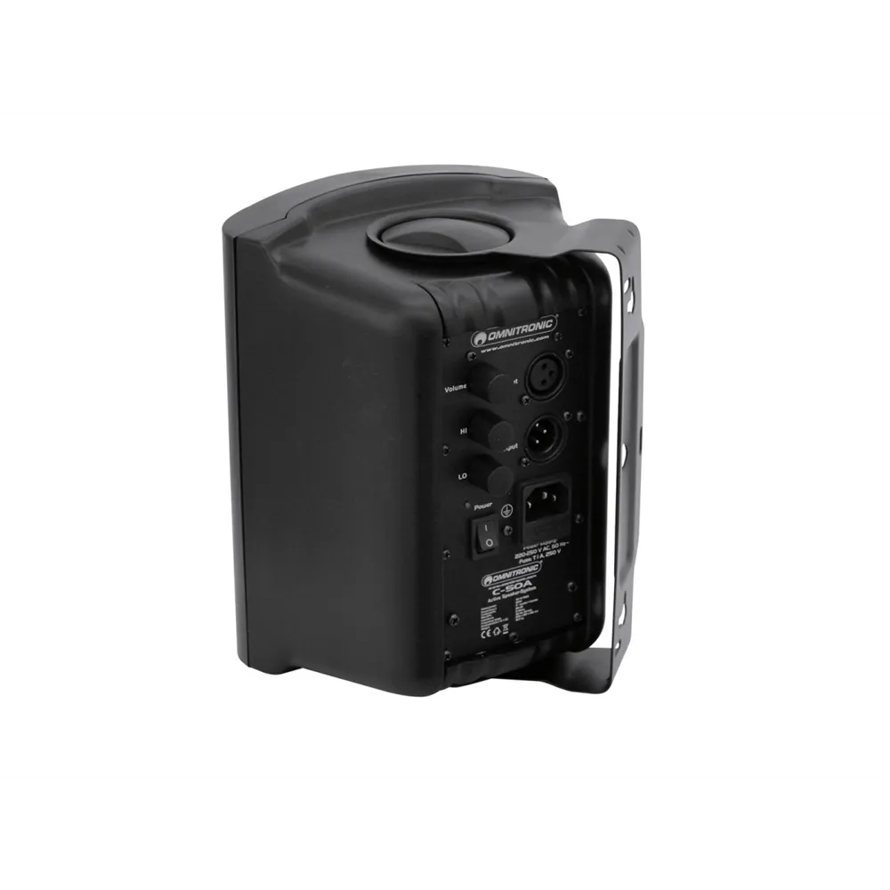 OMNITRONIC C-50A aktiv schwarz 2x