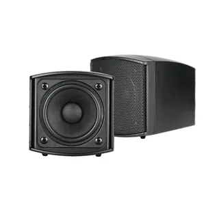 OMNITRONIC OD-2 Wandlautsprecher 8Ohm schwarz 2x