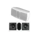 OMNITRONIC OD-22 Wandlautsprecher 8Ohm weiß