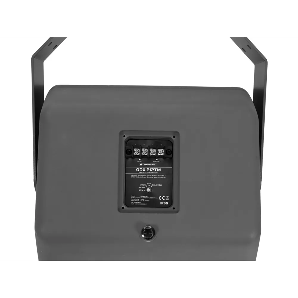 OMNITRONIC ODX-212TM Installationslautsprecher 100V dunkelgrau