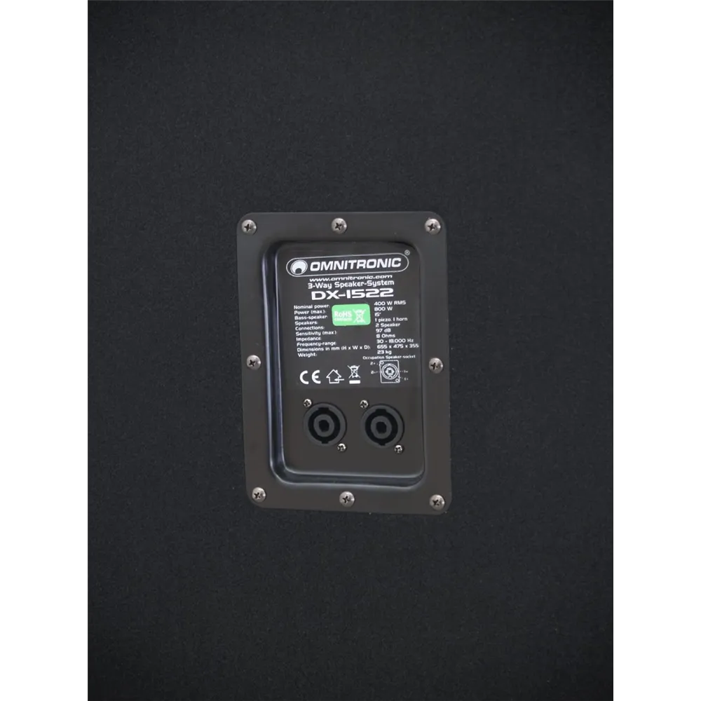 OMNITRONIC DX-1522 3-Wege Box 800 W