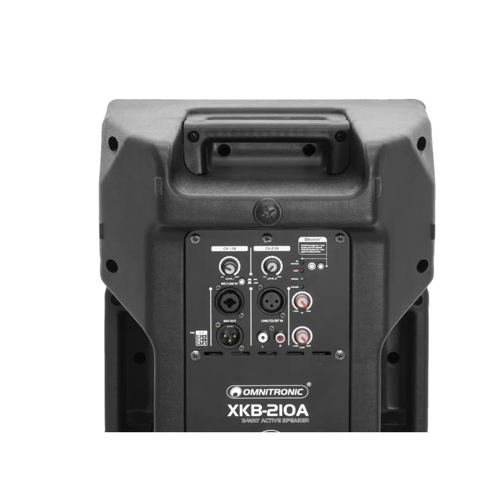 OMNITRONIC XKB-210A 2-Wege Lautsprecher, aktiv, Bluetooth