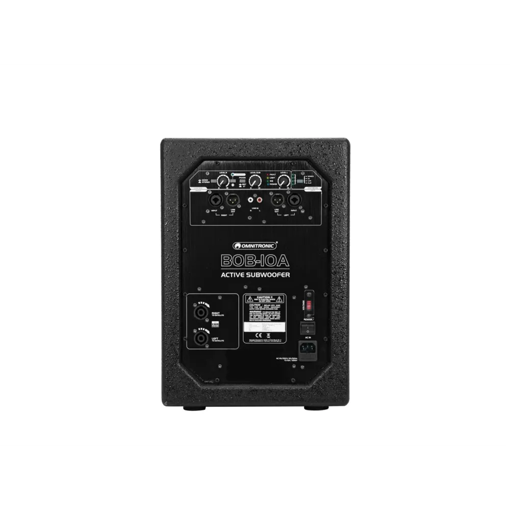 OMNITRONIC BOB-10A Subwoofer aktiv schwarz