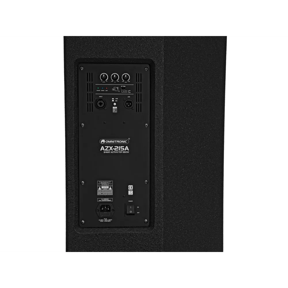 OMNITRONIC AZX-215A 2-Wege Top aktiv 350W