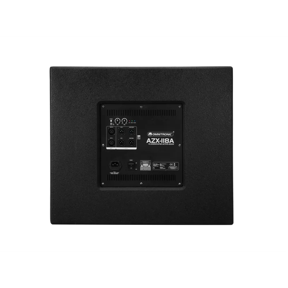 OMNITRONIC AZX-118A PA-Subwoofer aktiv 400W