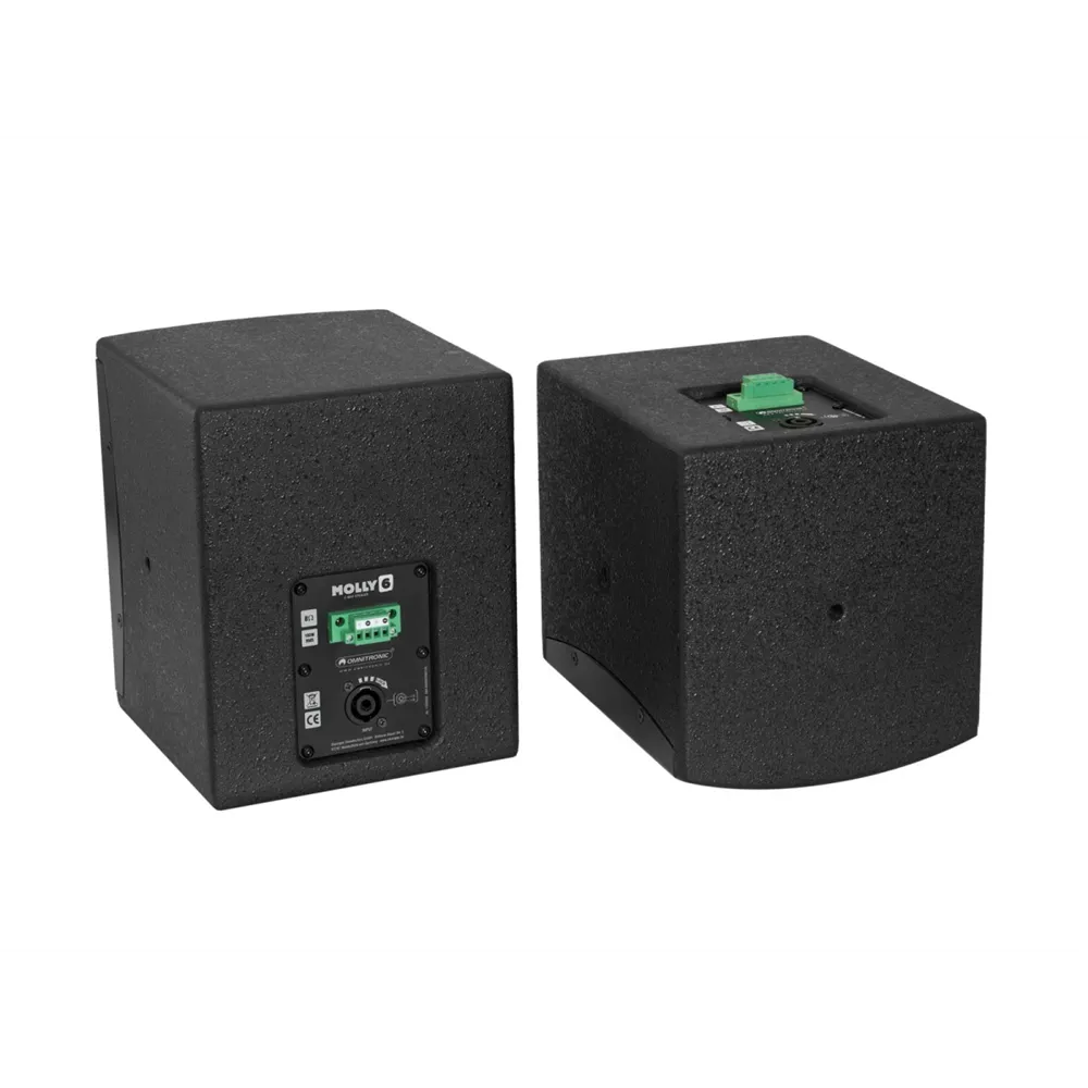 OMNITRONIC MOLLY-6 Top schwarz 2x