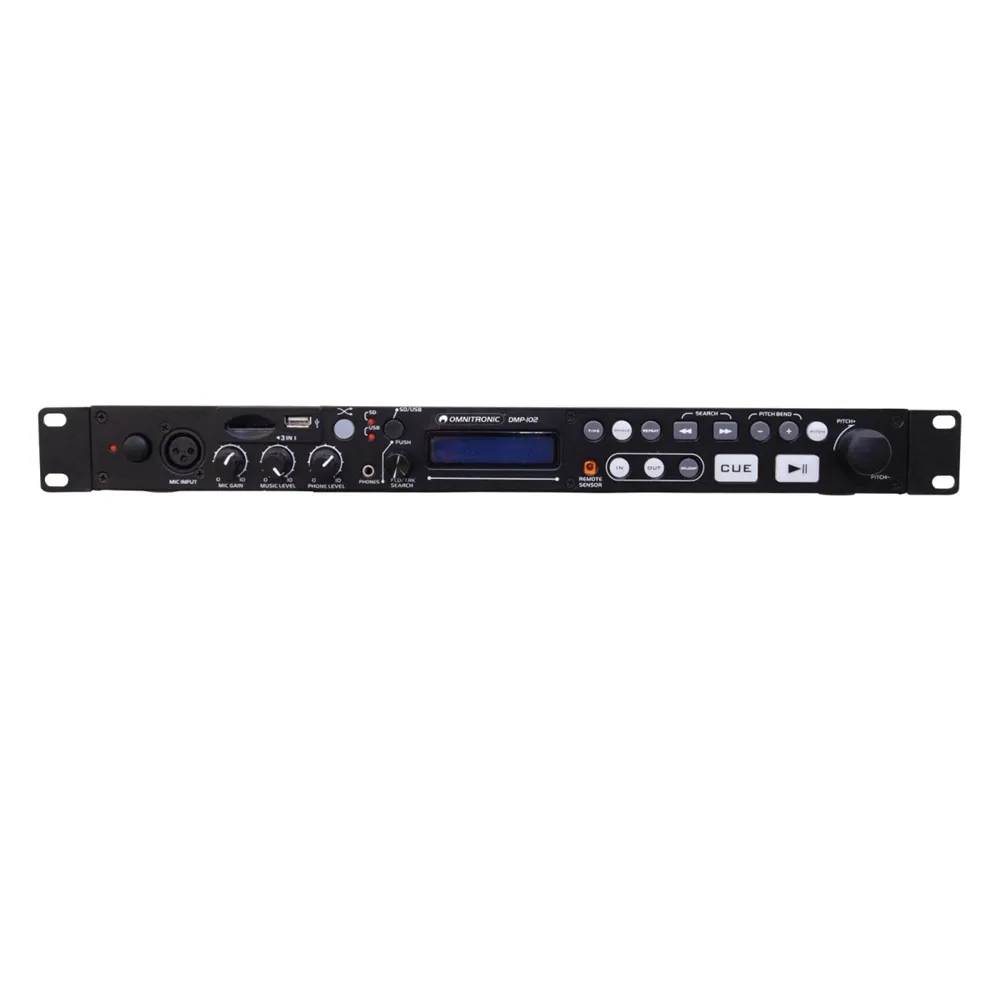 OMNITRONIC DMP-102 USB/SD-Card-Player