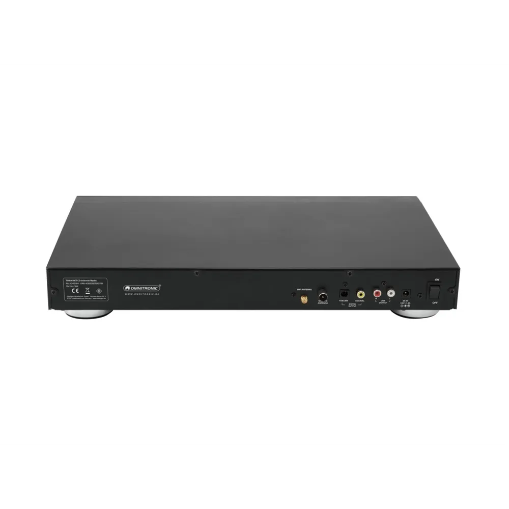 OMNITRONIC TUNA-NET-CD 19 Zoll  Internetradio mit DAB+, Bluetooth und CD-Player