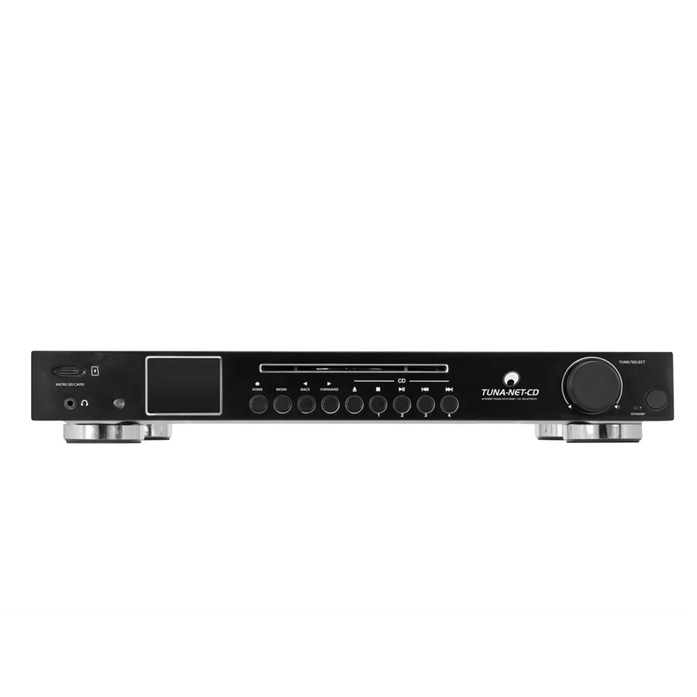 OMNITRONIC TUNA-NET-CD 19 Zoll  Internetradio mit DAB+, Bluetooth und CD-Player