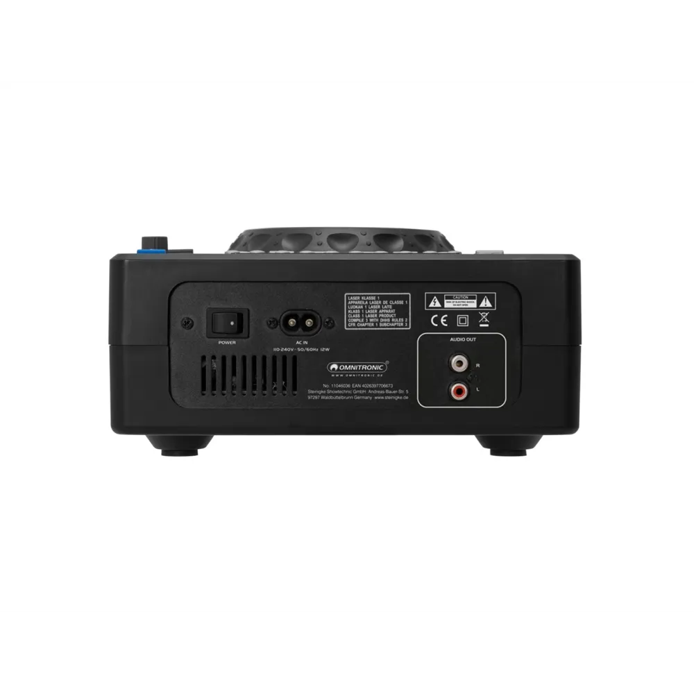 OMNITRONIC XMT-1400 MK2 Tabletop-CD-Player