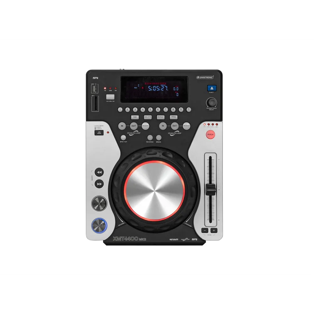 OMNITRONIC XMT-1400 MK2 Tabletop-CD-Player