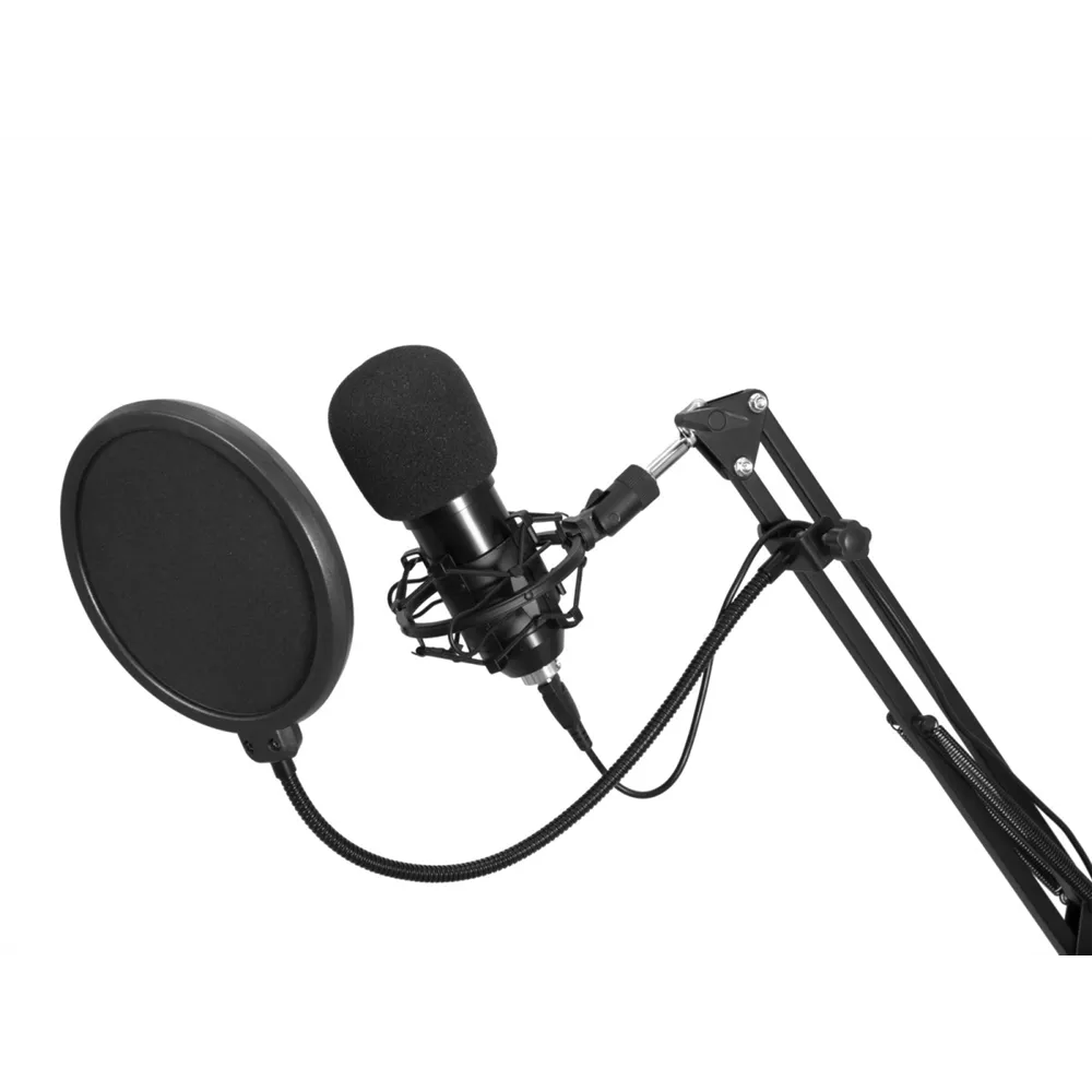 OMNITRONIC BMS-1C USB Kondensator-Broadcastmikrofonset