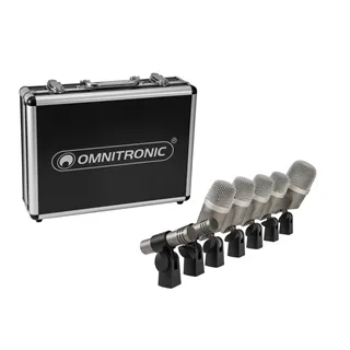 OMNITRONIC MIC 77-7LMH MK2 Schlagzeug-Mikrofonset