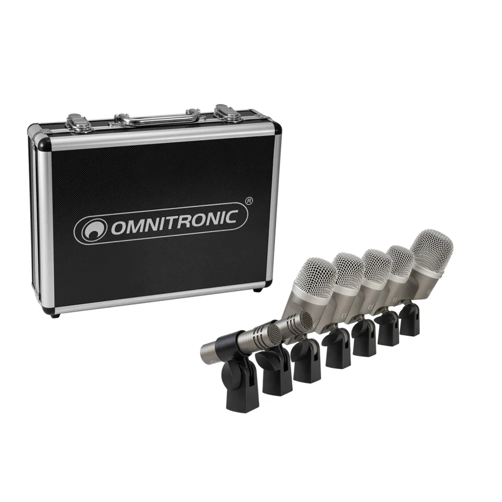 OMNITRONIC MIC 77-7LMH MK2 Schlagzeug-Mikrofonset