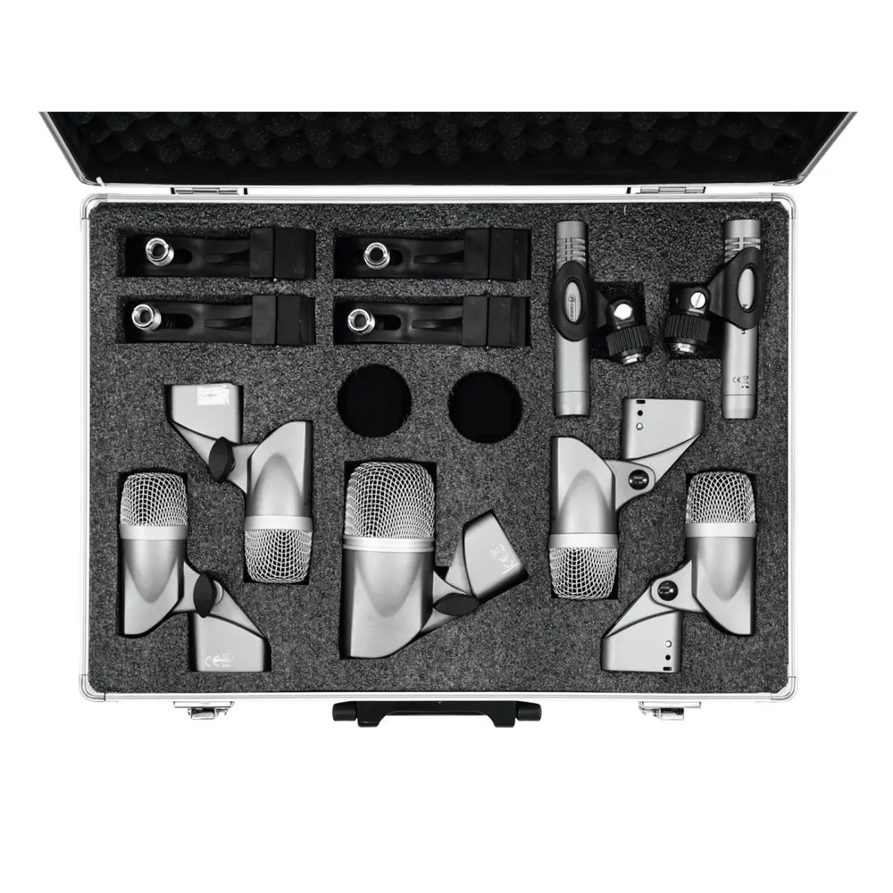 OMNITRONIC MIC 77-7LMH Schlagzeug-Mikrofonset