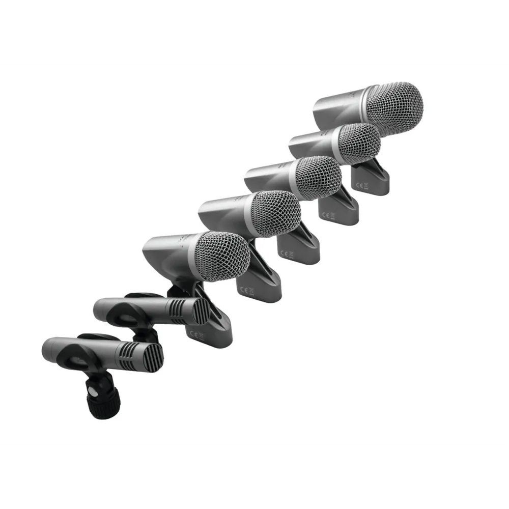 OMNITRONIC MIC 77-7LMH Schlagzeug-Mikrofonset