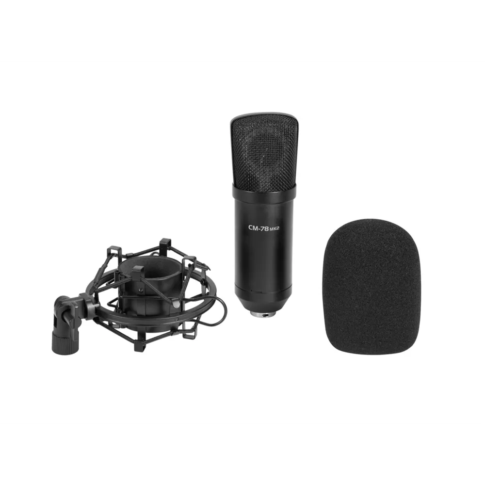 OMNITRONIC MIC CM-78MK2 Großmembran-Kondensatormikrofon