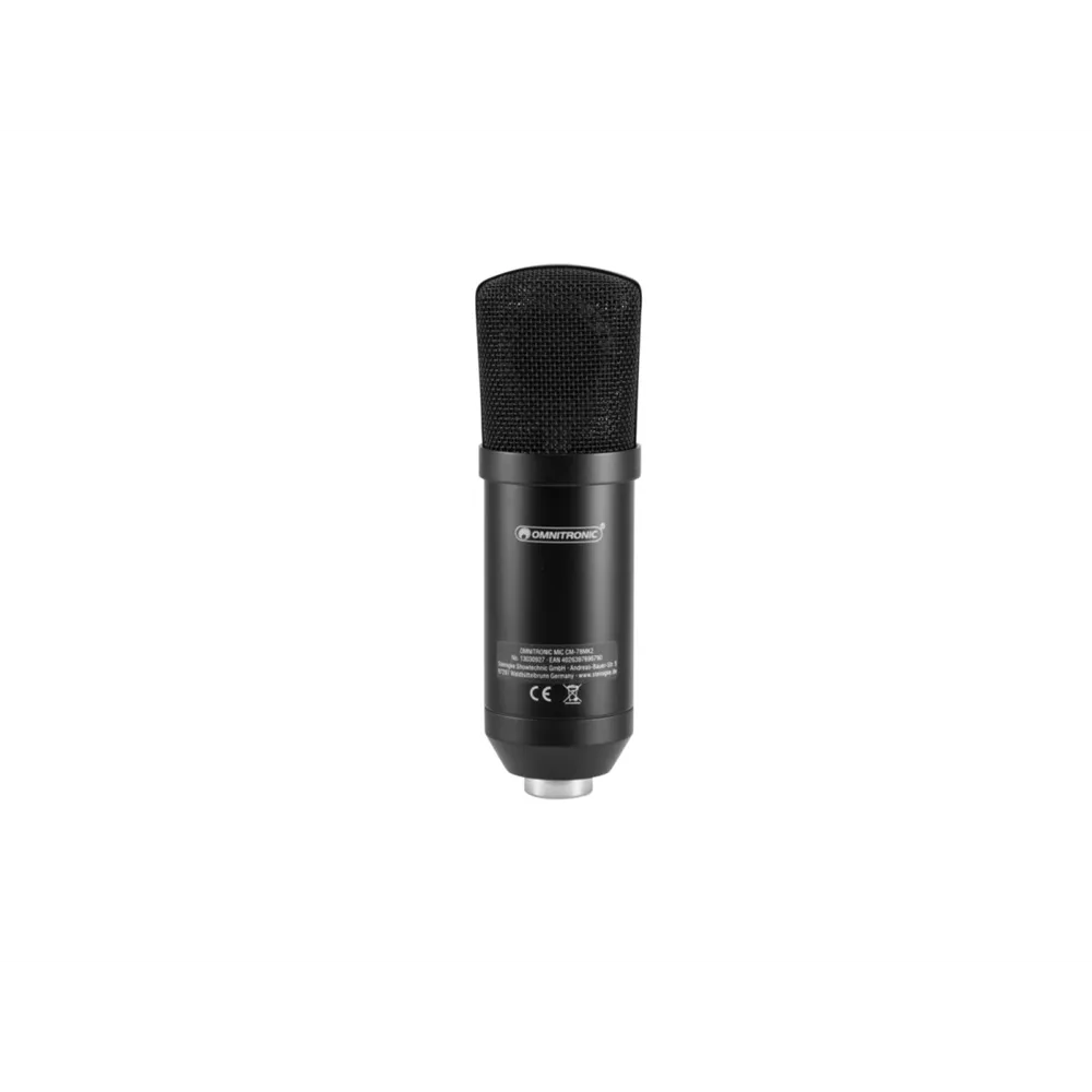 OMNITRONIC MIC CM-78MK2 Großmembran-Kondensatormikrofon