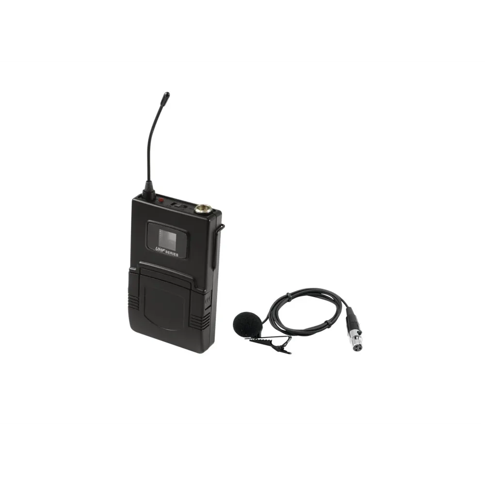 OMNITRONIC UHF-502 Taschensender 863-865MHz, inkl. Lavalier (CH