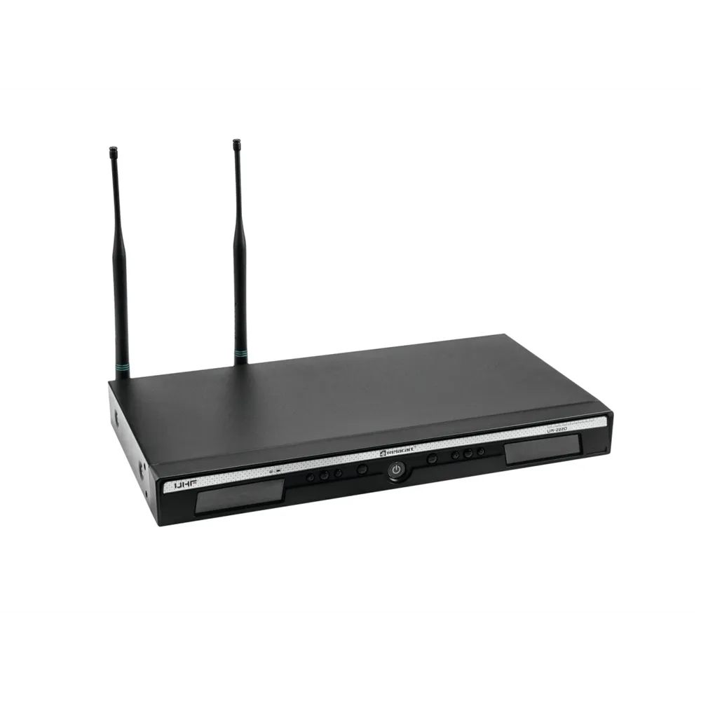 RELACART UR-222D 2-Kanal UHF-Empfänger 823-832 + 863-865 MHz