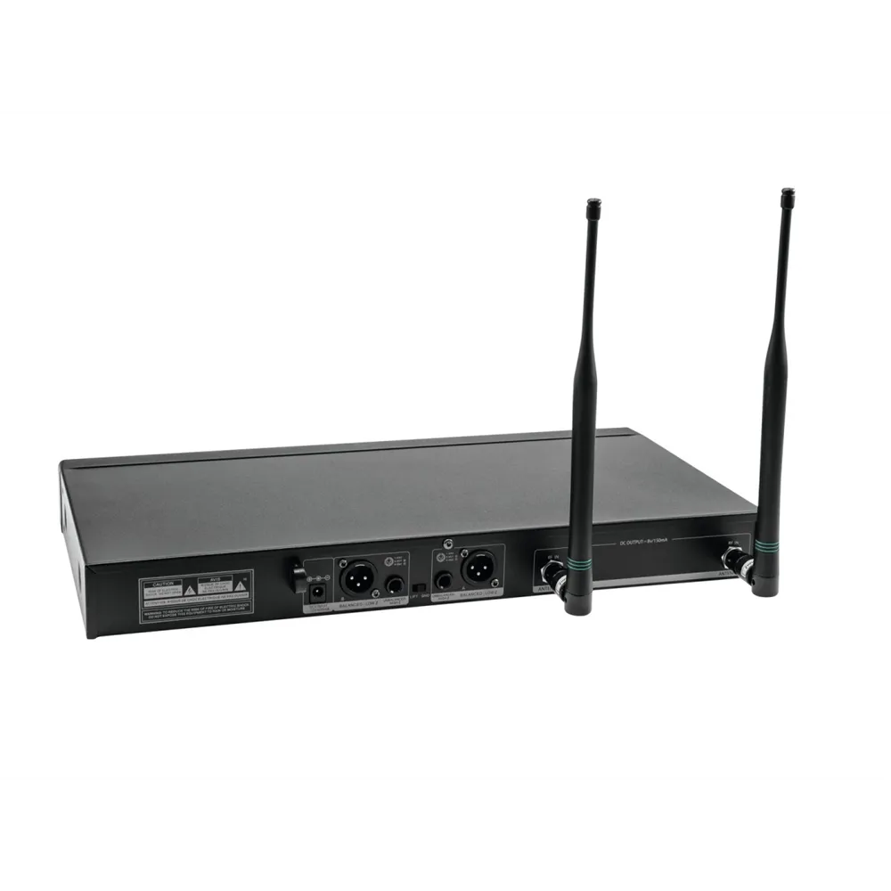 RELACART UR-222D 2-Kanal UHF-Empfänger 823-832 + 863-865 MHz