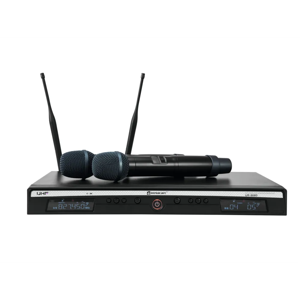 RELACART UR-222D 2-Kanal-UHF-System 823-832 + 863-865 MHz