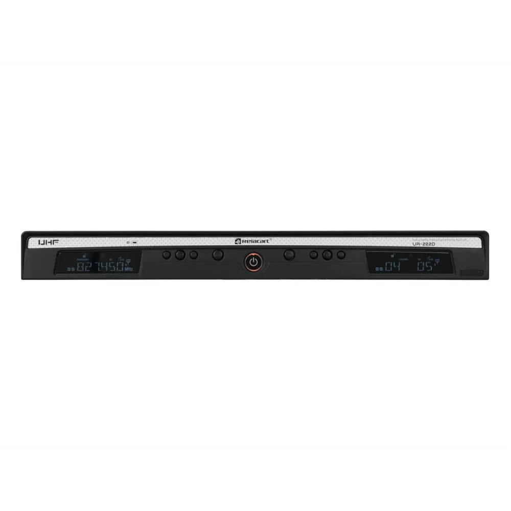RELACART UR-222D 2-Kanal-UHF-System 823-832 + 863-865 MHz