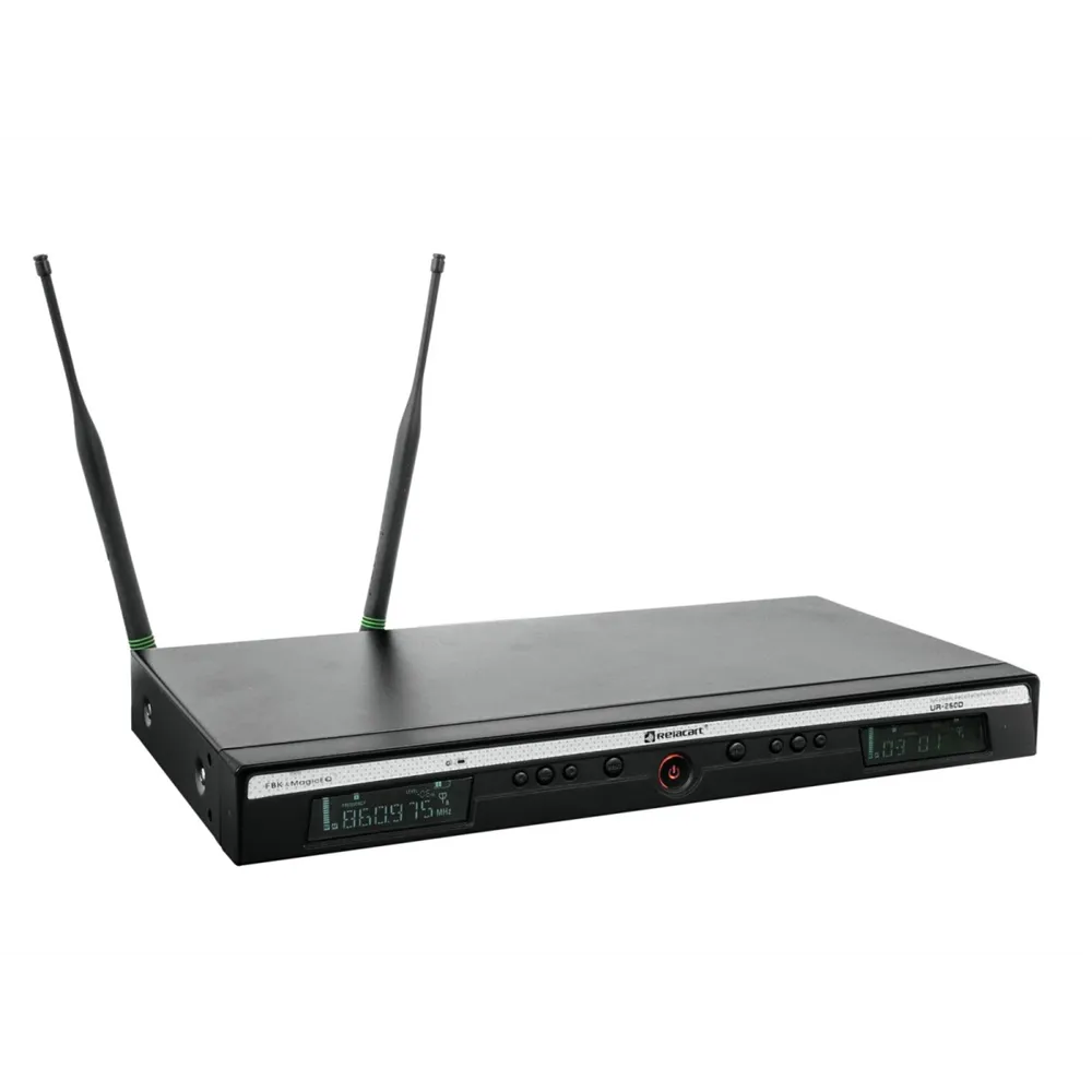 RELACART UR-260D 2-Kanal-UHF-Empfänger 823-832 + 863-865 MHz