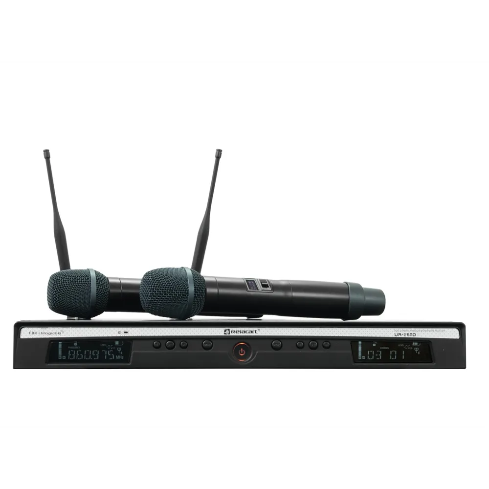 RELACART UR-260D 2-Kanal-UHF-System 823-832 + 863-865 MHz