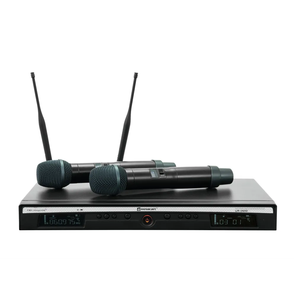 RELACART UR-260D 2-Kanal-UHF-System 823-832 + 863-865 MHz