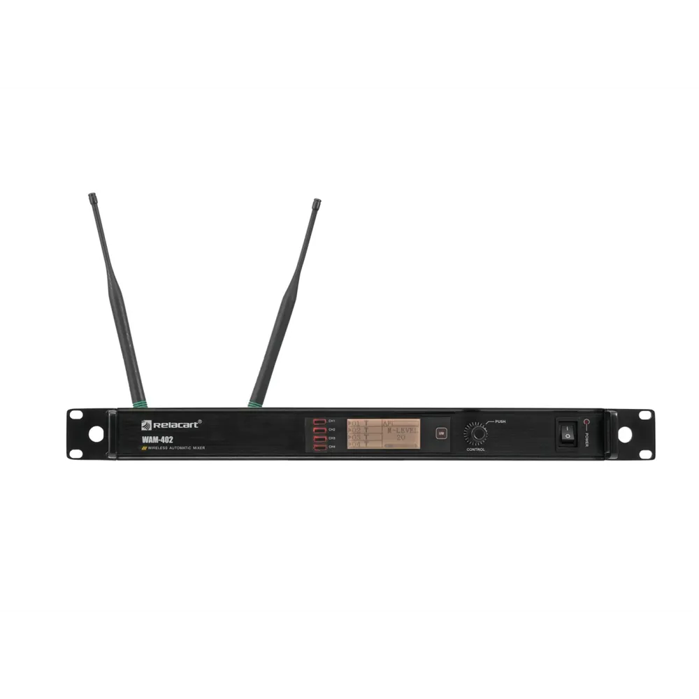 RELACART WAM-402 4CH Digital UHF Automatic Mixer