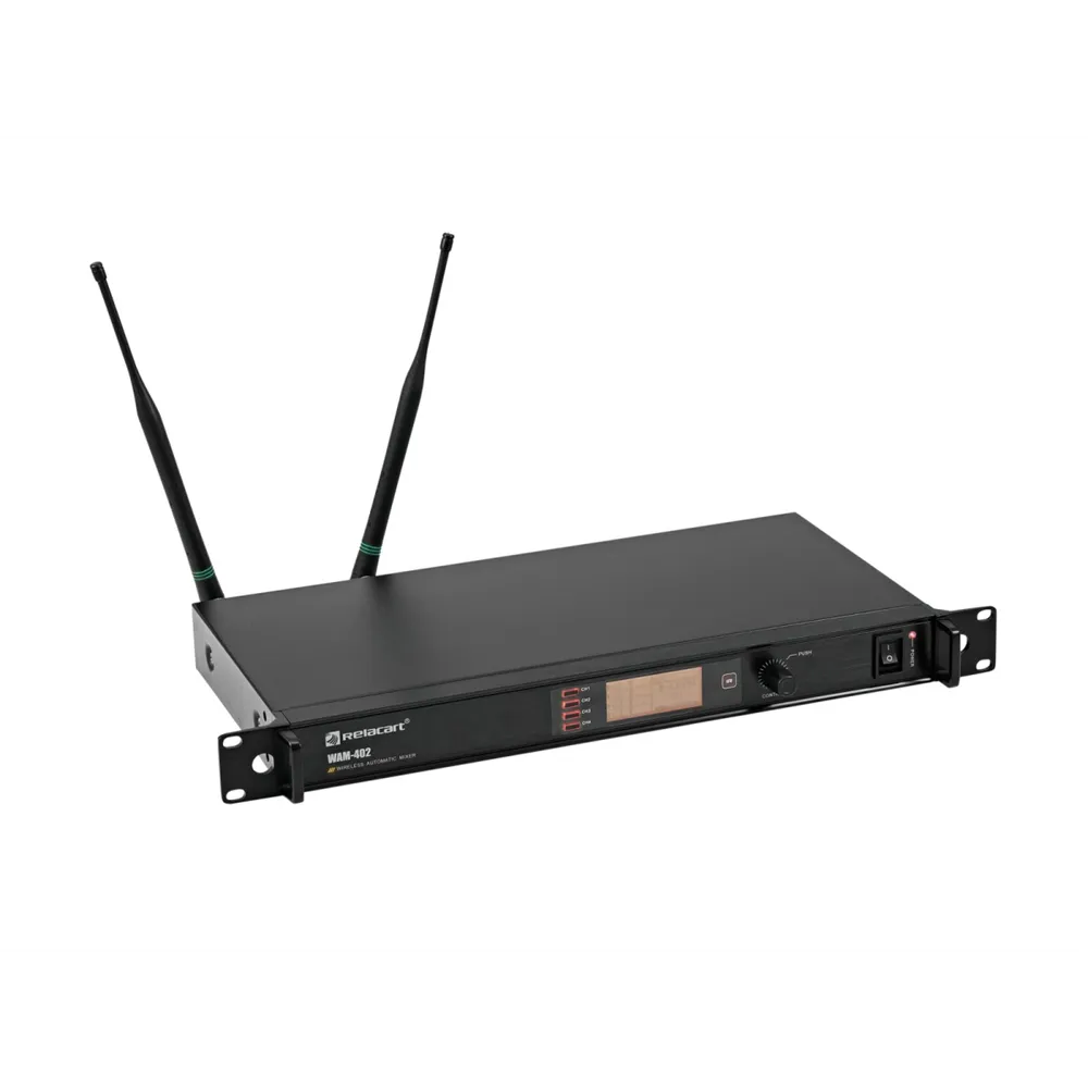 RELACART WAM-402 4CH Digital UHF Automatic Mixer
