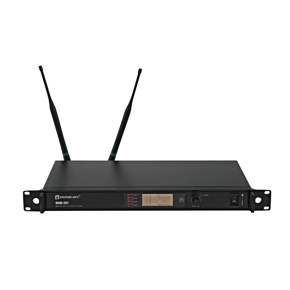 RELACART WAM-402 4CH Digital UHF Automatic Mixer