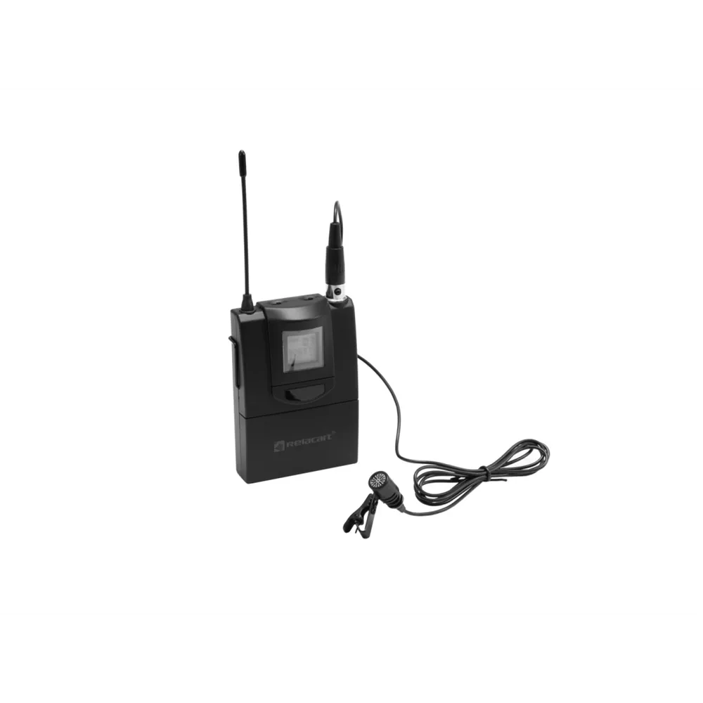 RELACART ET-60 Bodypack mit Lavalier-Mikrofon für WAM-402