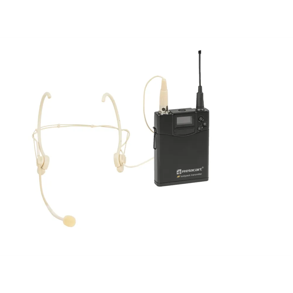 RELACART UT-222 Bodypack mit HM-600S Headset