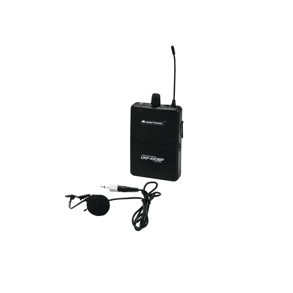 OMNITRONIC UHF-100BP Taschensender 823.5MHz (pink)